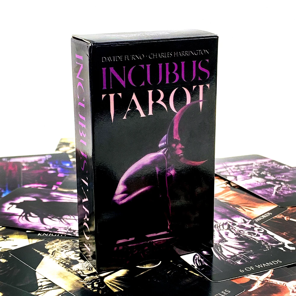 New Incubus Tarot Deck 78 Pcs Nightmare-themed Tarot Cards Mysterious Divination Card Board Game，Holiday Game Collection Cards