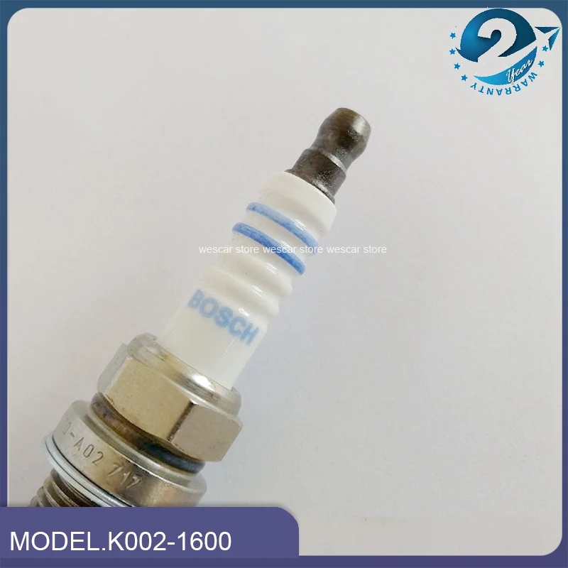 4pcs/lot Dual Iridium Spark Plugs K002-1600 For Chinese CHANGAN CS75 CS95 SUV 1.8T 2.0 JL486 Engine Autocar motor part