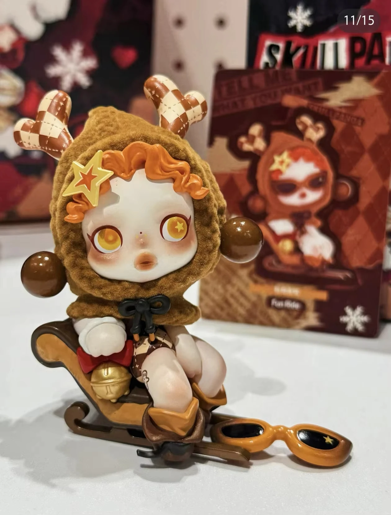 

POP MART Skullpanda Series Blind Box Cute Action Figure Model Toy Mystery Gift for Christmas Home Decor