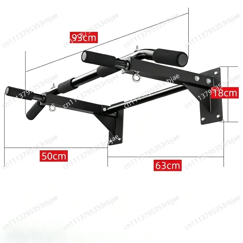 Home Gym Wall Mounted Chin Up Bar - Heavy Duty Bodyweight Training Rack for Pull-ups and Dips