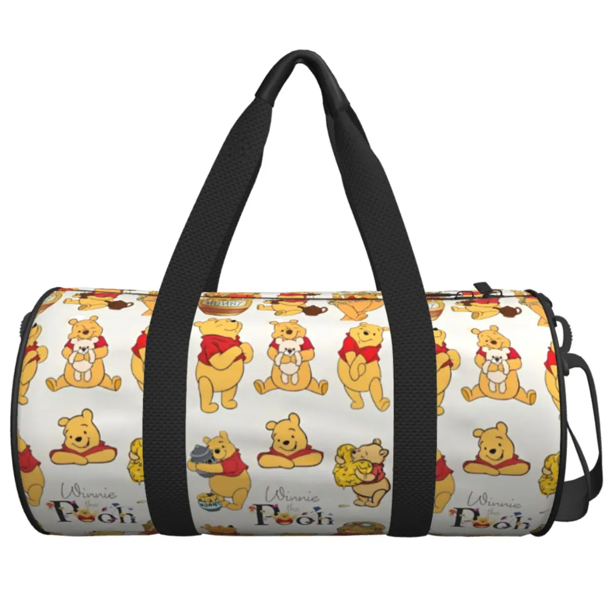 

Travel Bag Winnie The Pooh Gym Bag Waterproof Sports Bags Large Capacity Luggage Pattern Handbag Retro Fitness Bag For Men Women