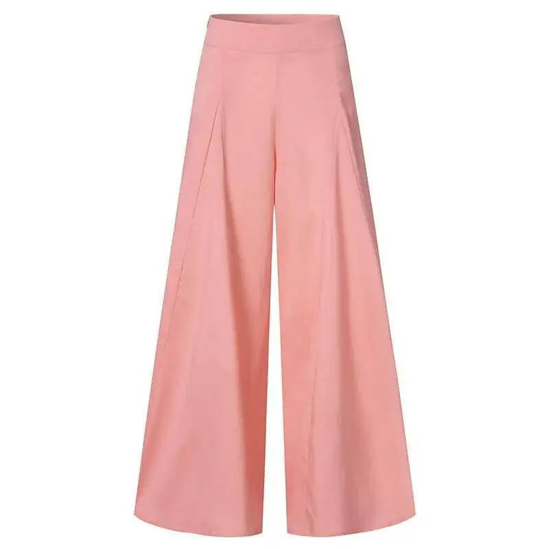 

Women High Waisted Wide Leg Pants Women's 2025 Autumn Thin OL Suit Pants Solid Color Thin Casual Trousers