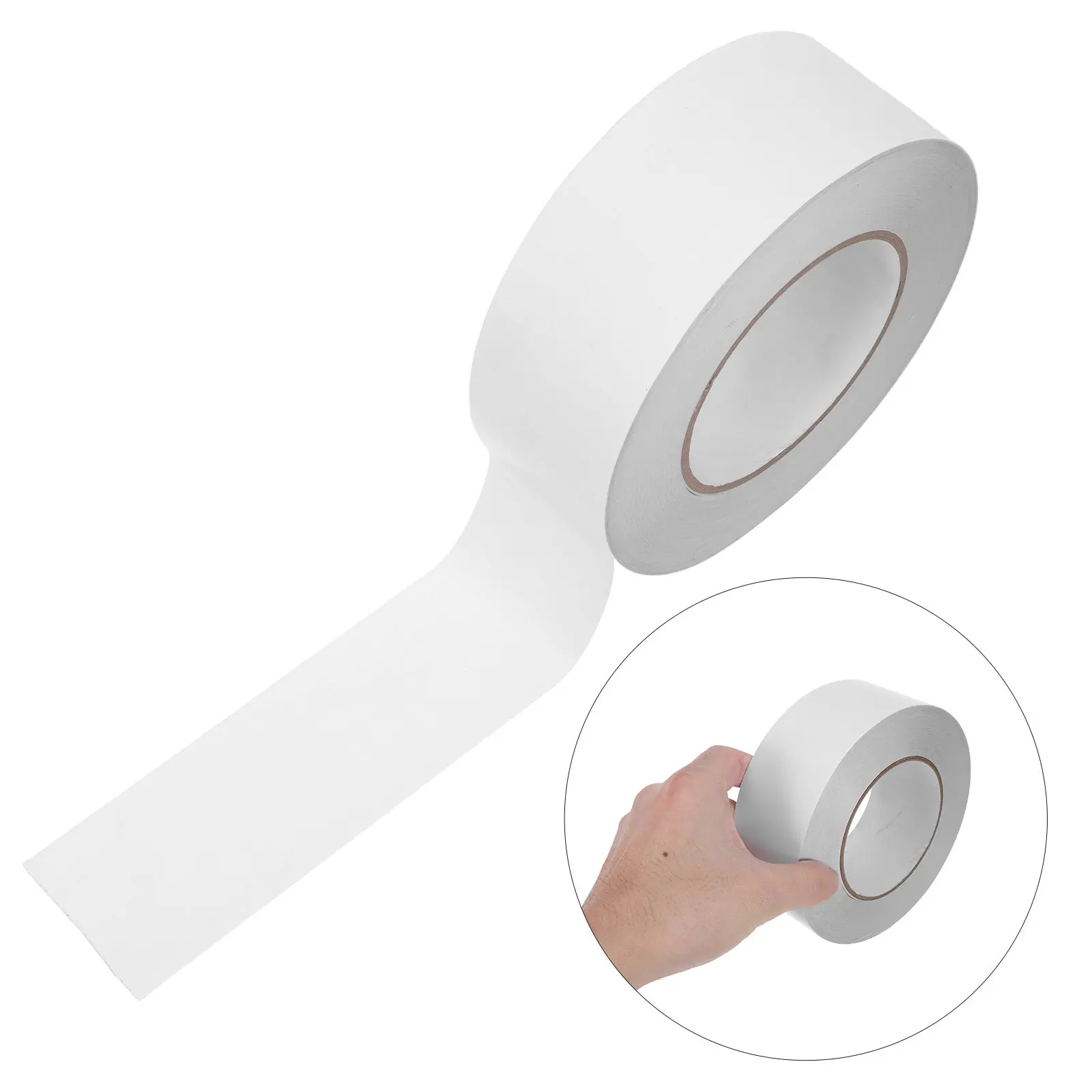 1-roll-clear-double-sided-adhesive-tape-5cm-x-164ft-easy-peel-stick-residue-free-heavy-duty-for-decorations-craft-projects