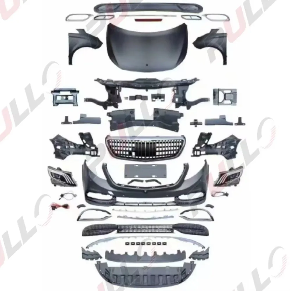 

STLFSuitable for Viano 2010-2015 Upgrade to Maybachs Model Body Kit Include Front Bumper Assembly Grille Hood Fenders Headlights