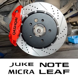 Car Brake Caliper Sticker For Nissan Qashqai Juke Micra XTrail Leaf Sentra Patrol Maxima Murano Tiida Tenna Pulsar Accessories