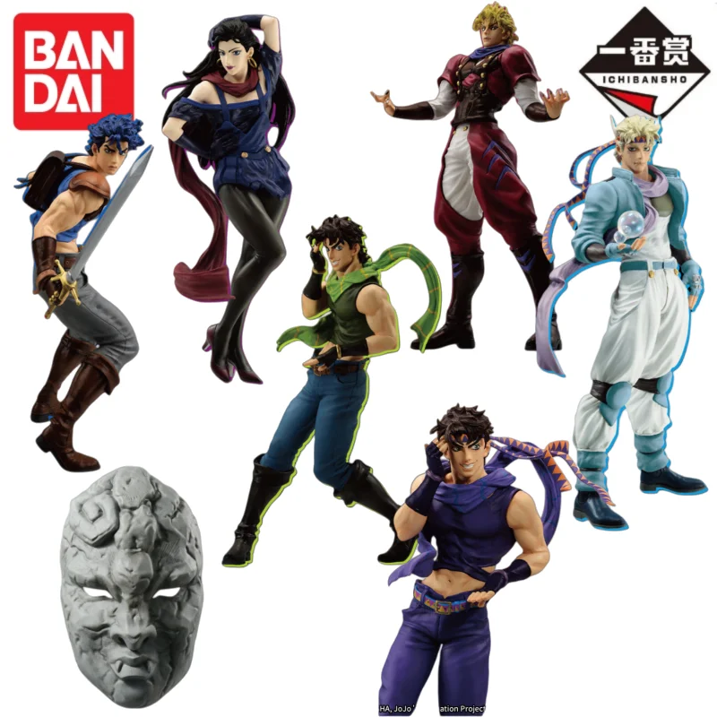 In Stock Original Bandai Ichiban Kuji Masterlise Jojo S Bizarre Adventure Jonathan Joseph Dio Caesar Lisa Action Figure Toys