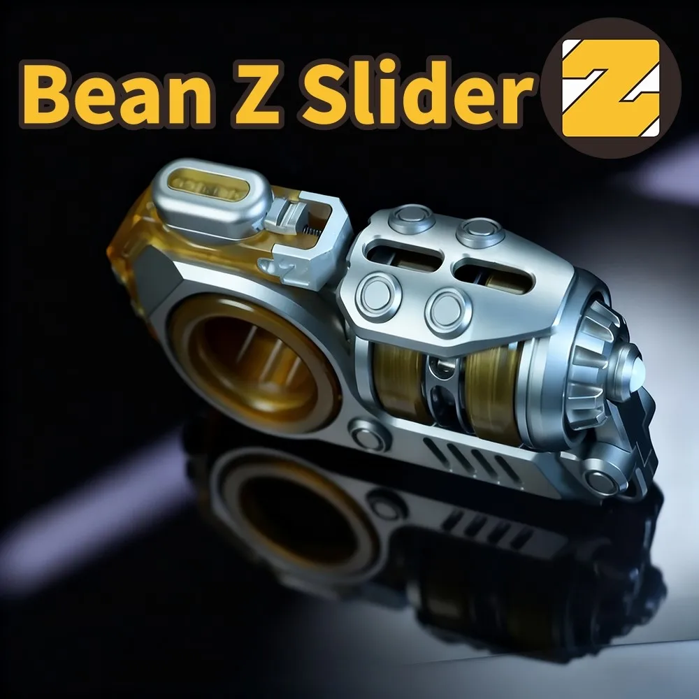 

ZZ EDC Bean Z Slider EDC Алюминиевый разъем PEl Насадка Sinian Fidget Ожерелье Металлические игрушки-непоседа Антистресс для взрослых