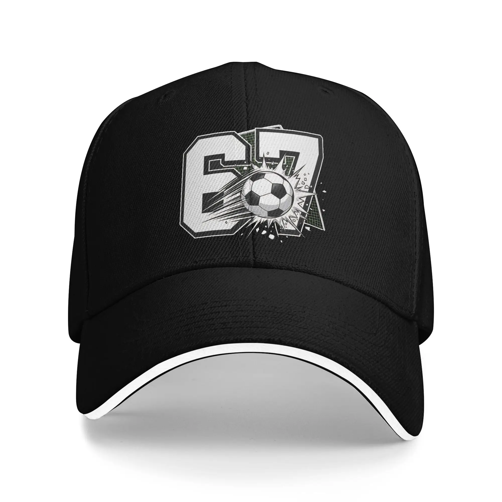 Soccer 67 Six Seven 6 7 Football Funny Meme Outfits Men Women Baseball Caps  Dad Hat Unique Design Outdoor Headwear Adjustable