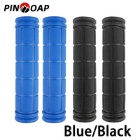 Anti Slip Soft Rubber Grip Cover Bicycle Bmx Mtb Mountain Bike Handle Anti Slip Bicycle Accessories Available In Blue And Black