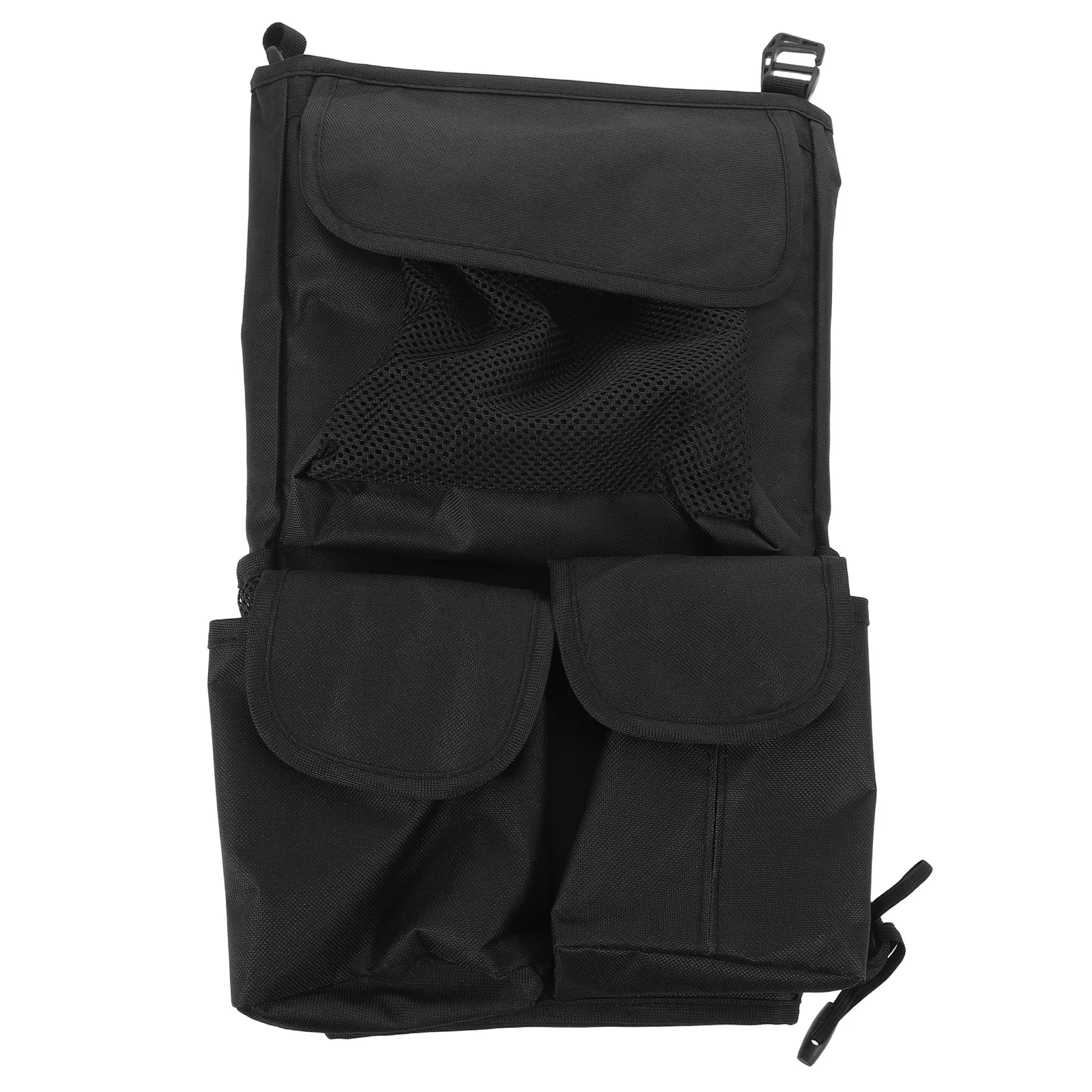 

Large Capacity Baby Stroller Organizer Bag Universal Fit Mesh Storage Hanging Pocket For Diapers Wipes Snacks Under Basket