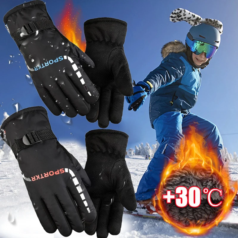 

Winter Warm Gloves for Men Windproof Anti-Slip Thermal Cycling Gloves Men Women Hand Warmer for Riding Skiing Camping Outdoors