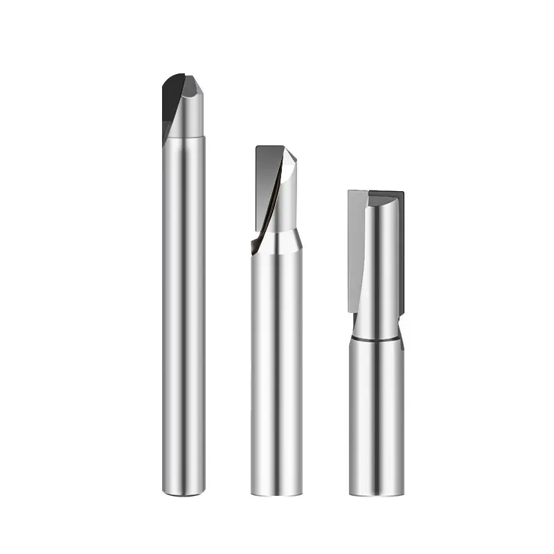 

4/6/8/10/12 мм одинарная двусторонняя алмазная торцевая фреза CBN для меди и алюминия, плоский нож PCD, плоская сферическая концевая фреза