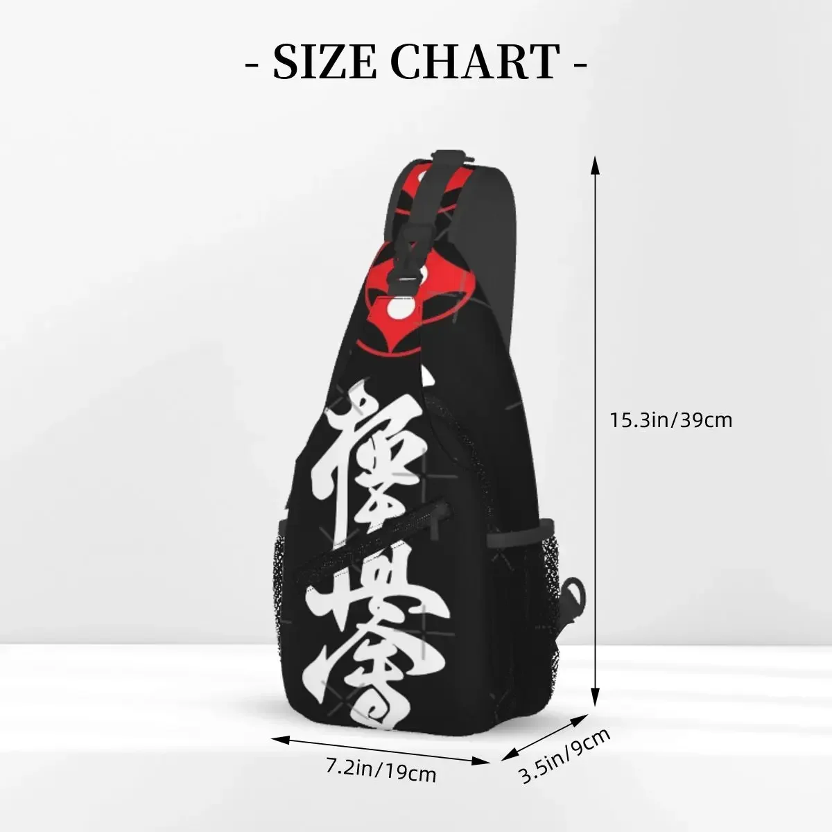 Kyokushin Karate Chest Bag Trendy Portable School Nice gift Customizable