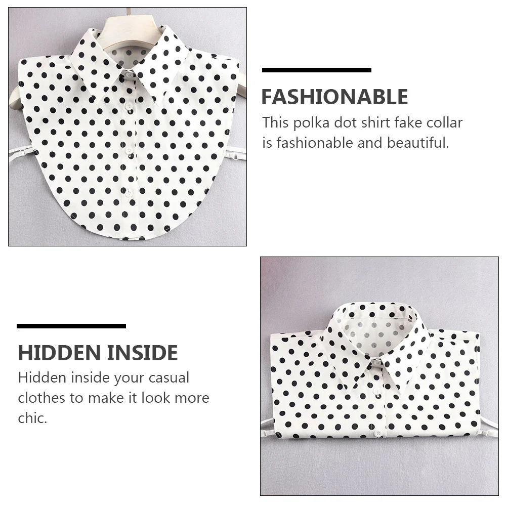 

1 pc Detachable Shirt Collar White Sweater Accessory Exquisite Fashion Stylish nament Girls Apparel Decor