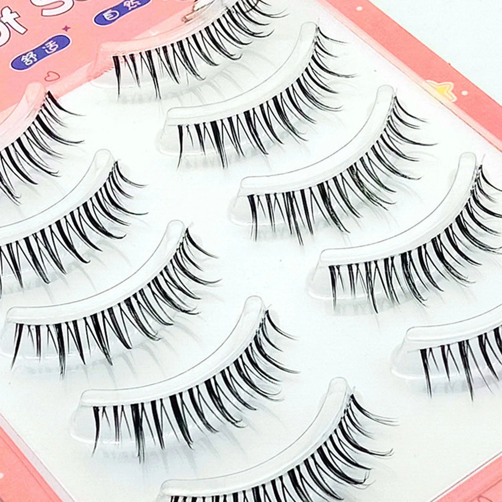 Maga Lash full strip Soft Simulation Eyelashes Natural Looking Long Eyelashes for Beauty Eye Cosplay DIY Makeup