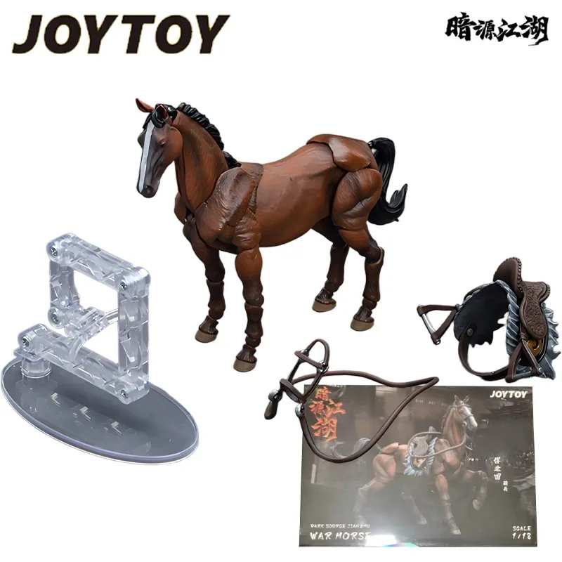 JOYTOY véritable Source sombre série Jianghu Jianghu 1/18 série cheval foncé cheval brun cheval blanc plastique modèle mobile garçons cadeau