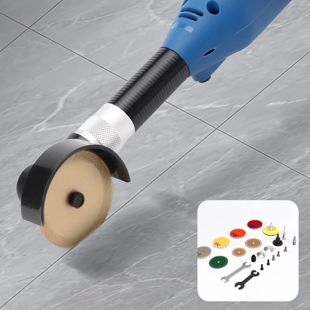 Electric Tile Joint Cleaner 4-Speed Adjustable Wood Electric Grinder Engraving Polishing Hanging Ceramic Tile Cleaning Tools Kit