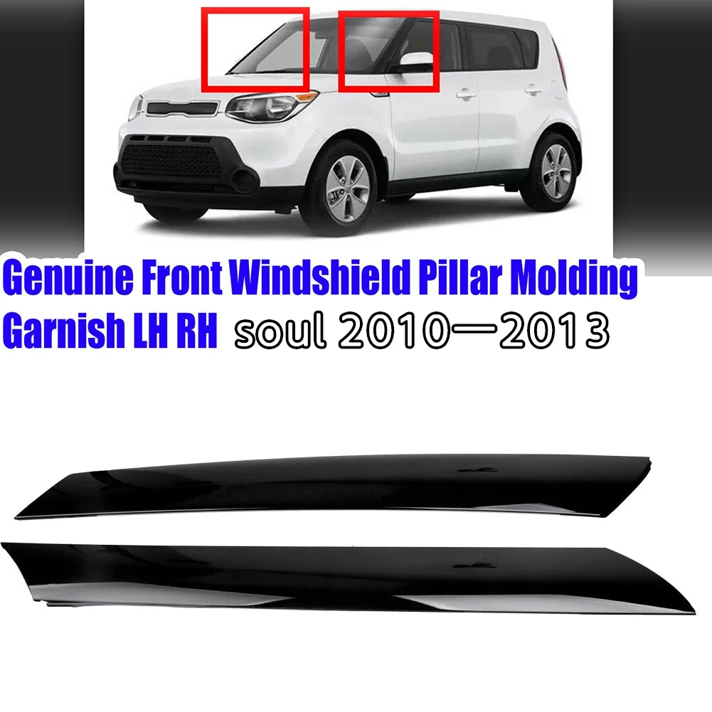 Right Side Outer Windshield Pillar Trim A Pillar Exterior Molding Garnish for 2010-2013 Kia Soul 86180-2K500