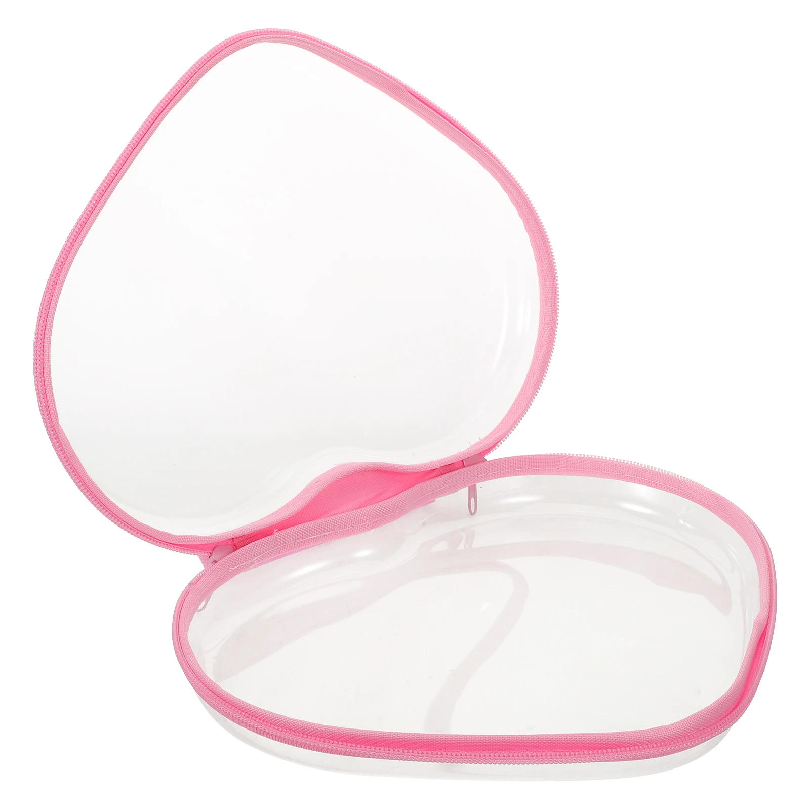 

Heart Shape Travel Makeup Hard Shell Toiletry Storage Pouch For Women Girls Waterproof Organizer Case Cosmetics Toiletries