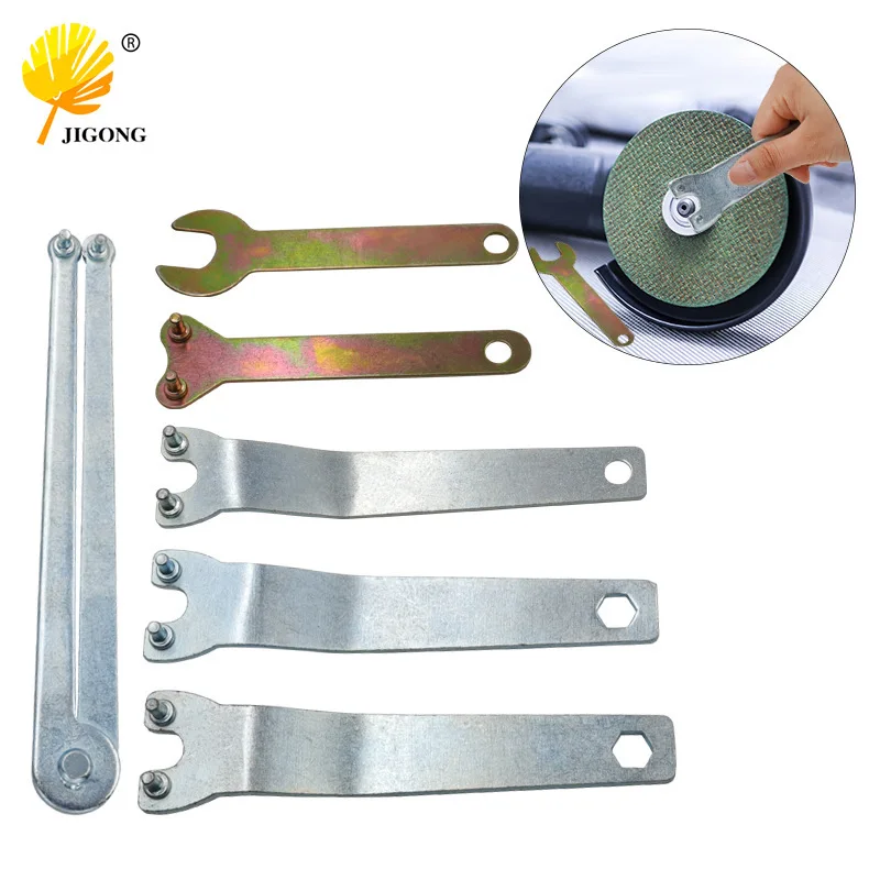 100 type angle grinder wrench, thickened adjustable angle grinder removal tool accessories 2-claw design, various specifications