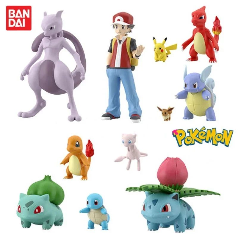 

Bandai Original Pokemon 1/20 SCALE WORLD Kanto Region 1 Venusaur Charizard Mewtwo Anime Action Figures Toys Boys Girls Kids Gift