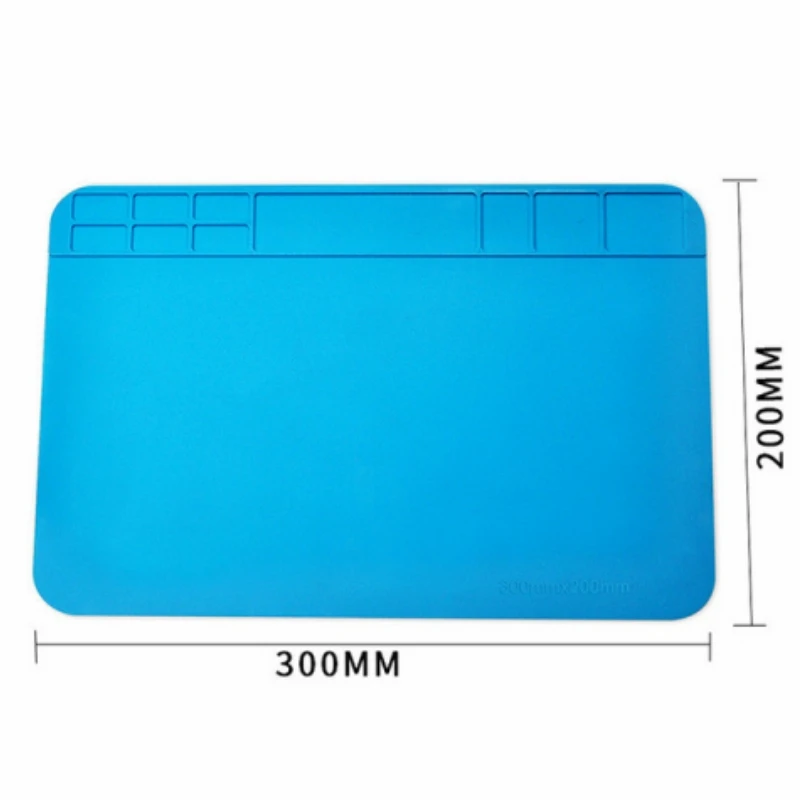 Imagem -06 - Esteira de Solda Esd Antiestática para Estação de Retrabalho Bga Grande Ipad Reparação Isolamento Térmico Mat Pad Pequeno Silicone Mat Solda Grossa