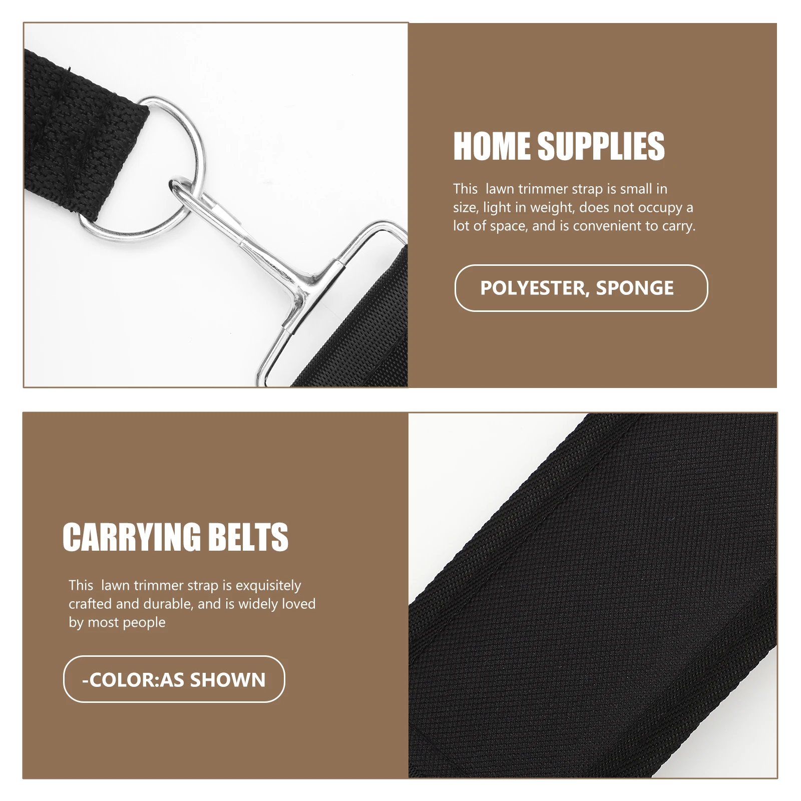 

1pc Lawn Shoulder Strap Adjustable Grass Trimmer Strap Garden Accessories Wide Comfortable Carrying Belt Non-Slip Durable