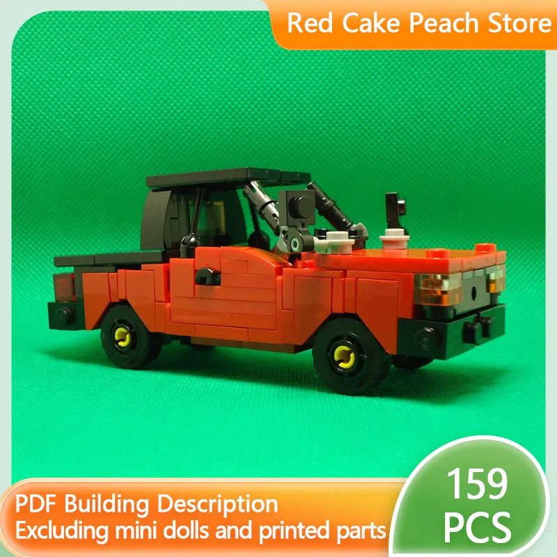 

Модель скоростного гоночного автомобиля MOC, строительные кирпичи F-150, пикап, модульная технология, детские праздничные подарки, сборка игрушек, костюм