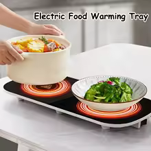 Quick-Heating, Long-Lasting Electric Food Warming Tray For Home Dinner Parties.