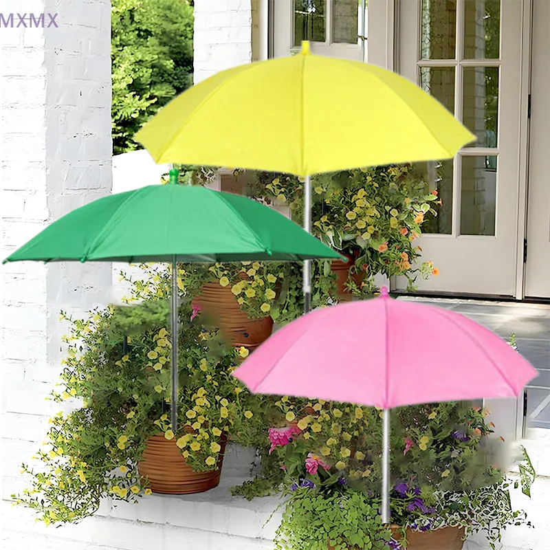 Color Upgraded Plant Umbrella For Outdoor Plants 26" Large Plants Flower Shade Cover Adjustable Garden Shade Umbrella