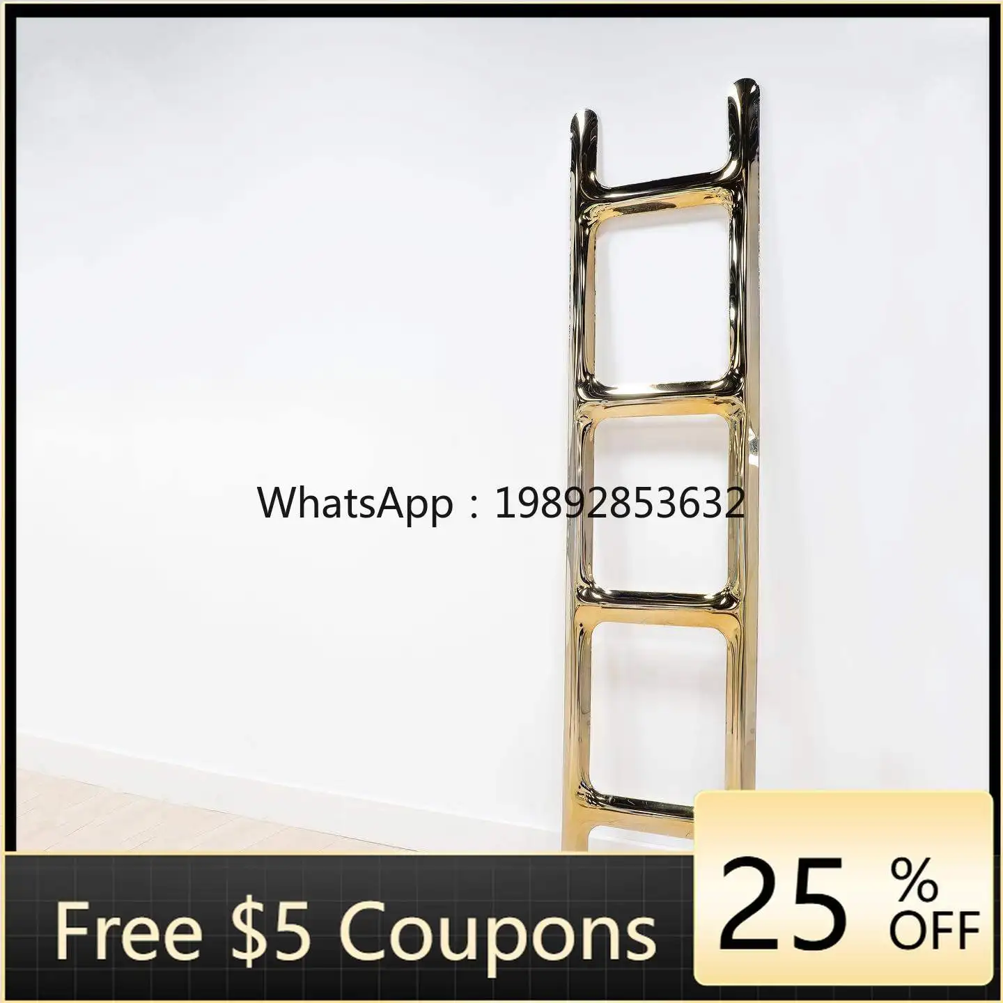 

Современная инсталляция XLL: вешалка для одежды из нержавеющей стали для спальни, гостиной, столовой, виллы