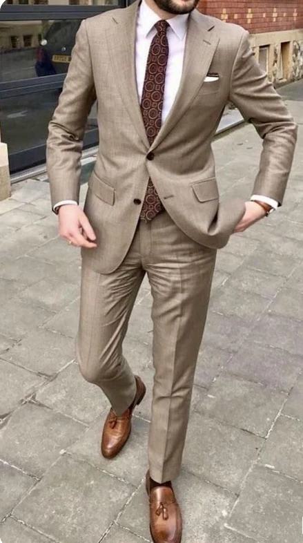 

Костюм Homme, деловые костюмы для мужчин, смокинги для жениха, свадебные Terno Masculino, облегающие костюмы из 2 предметов (пиджак + брюки)