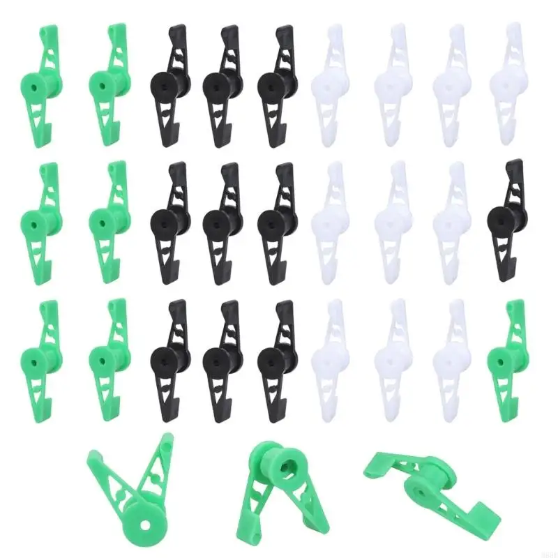 

30 Reusable Plant Training Clips Multicolor Tool for Stem Growth Control M68E