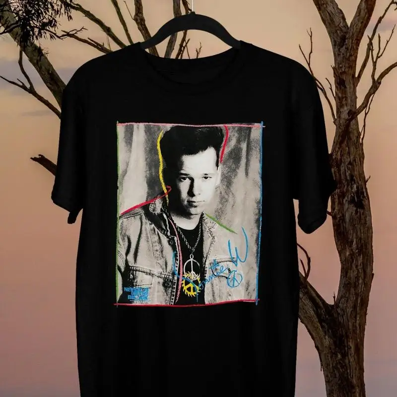 Nuevos niños en el bloque Vintage Donnie Wahlberg negro hombres todas las tallas camiseta