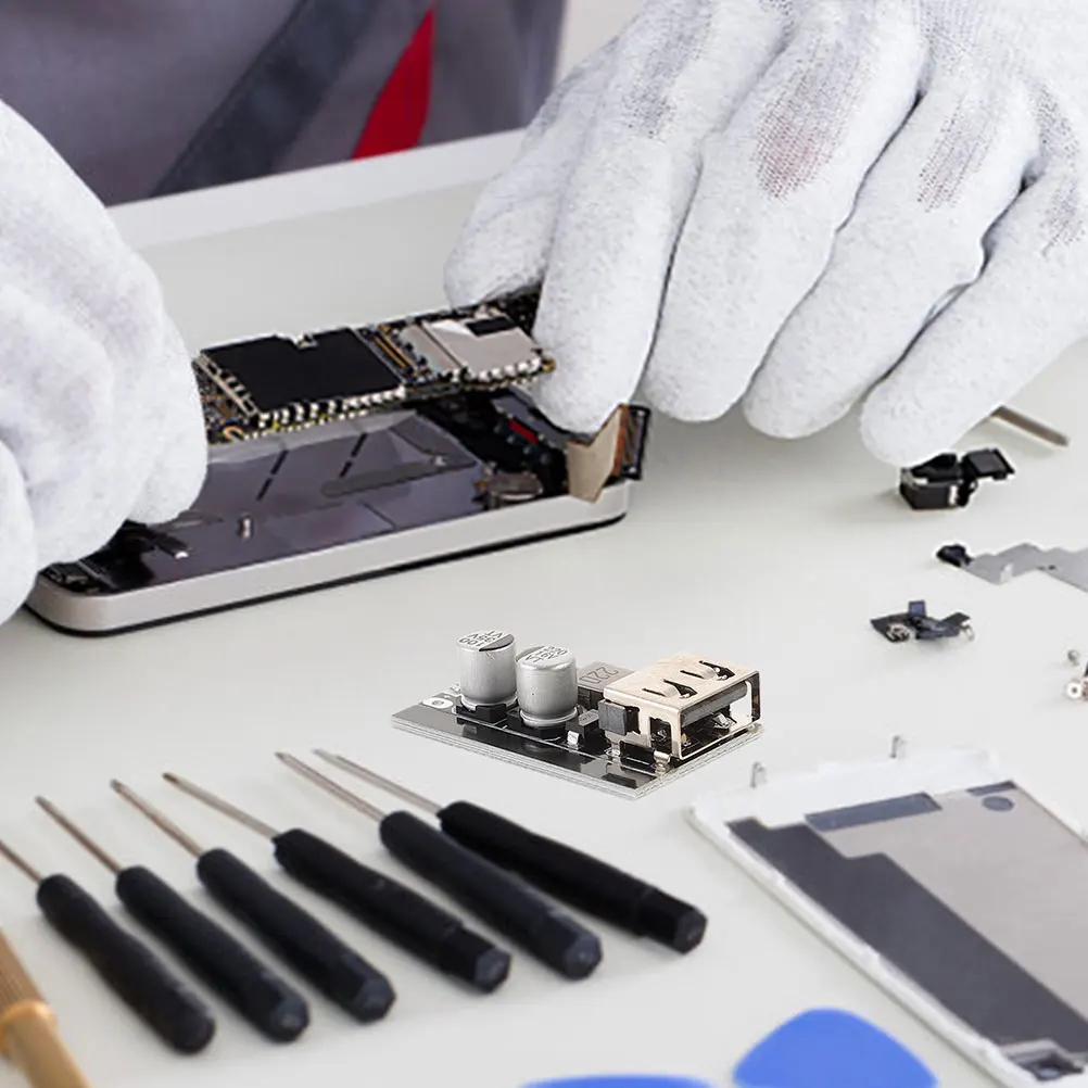 

2pcs Fast Charging Board Usb 3.0 Dc To Dc Converter Step Down Voltage Regulator Power Supply Module For 12V 24V Converter