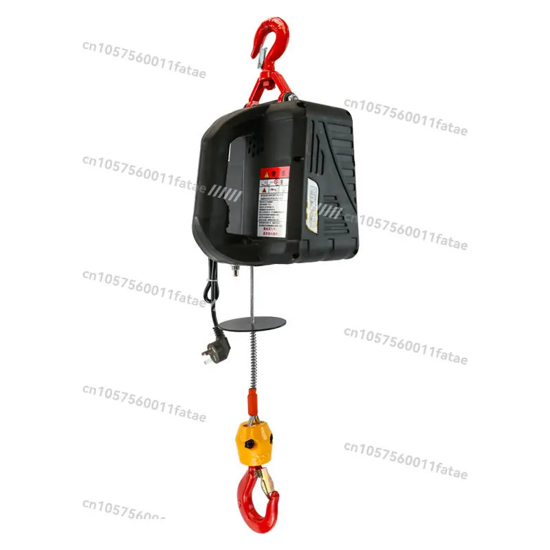 

Miniature electric 220v small crane portable remote control household air conditioner crane small lifting hoist