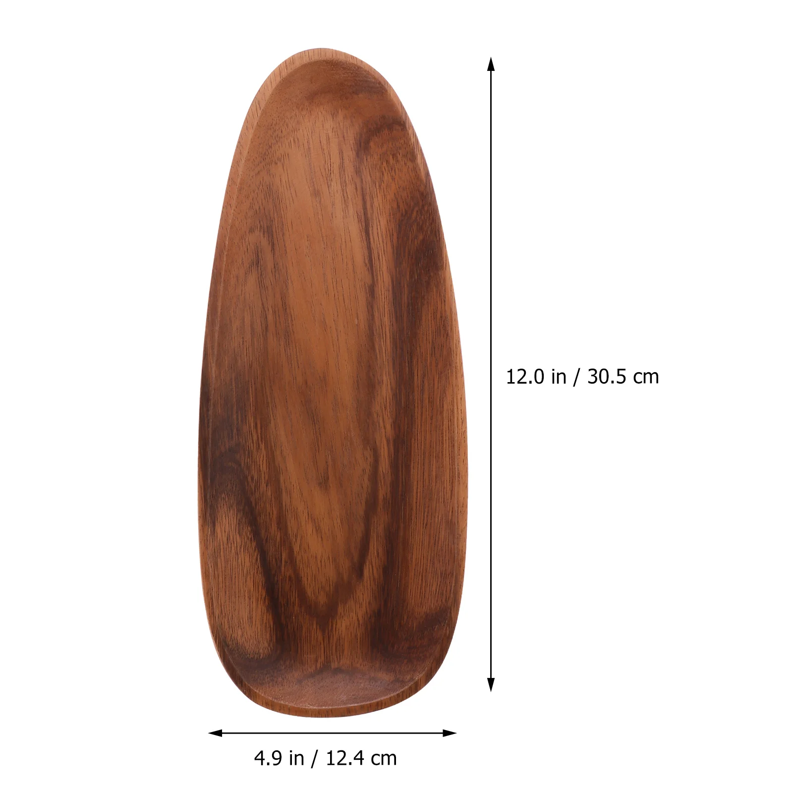 

1pcs Acacia Wood Sushi Plate Natural Wooden Serving Tray Japanese Style Snack Dish Food Serving Plate Kitchen Supply