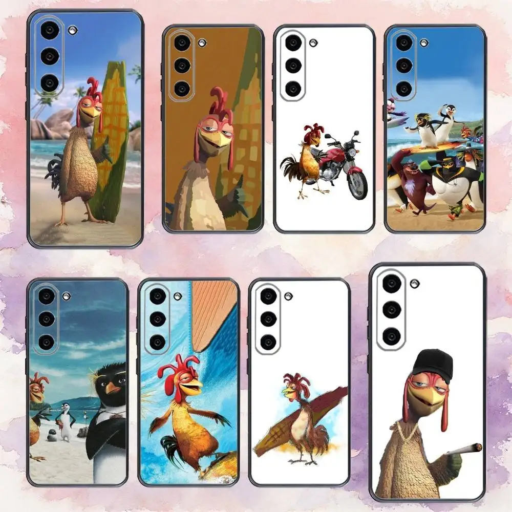 

C-Chicken J-Joe Surf Phone Case For Samsung Galaxy A73,A72,A71,A70,A53,A52,A51,Others Soft Black Cover