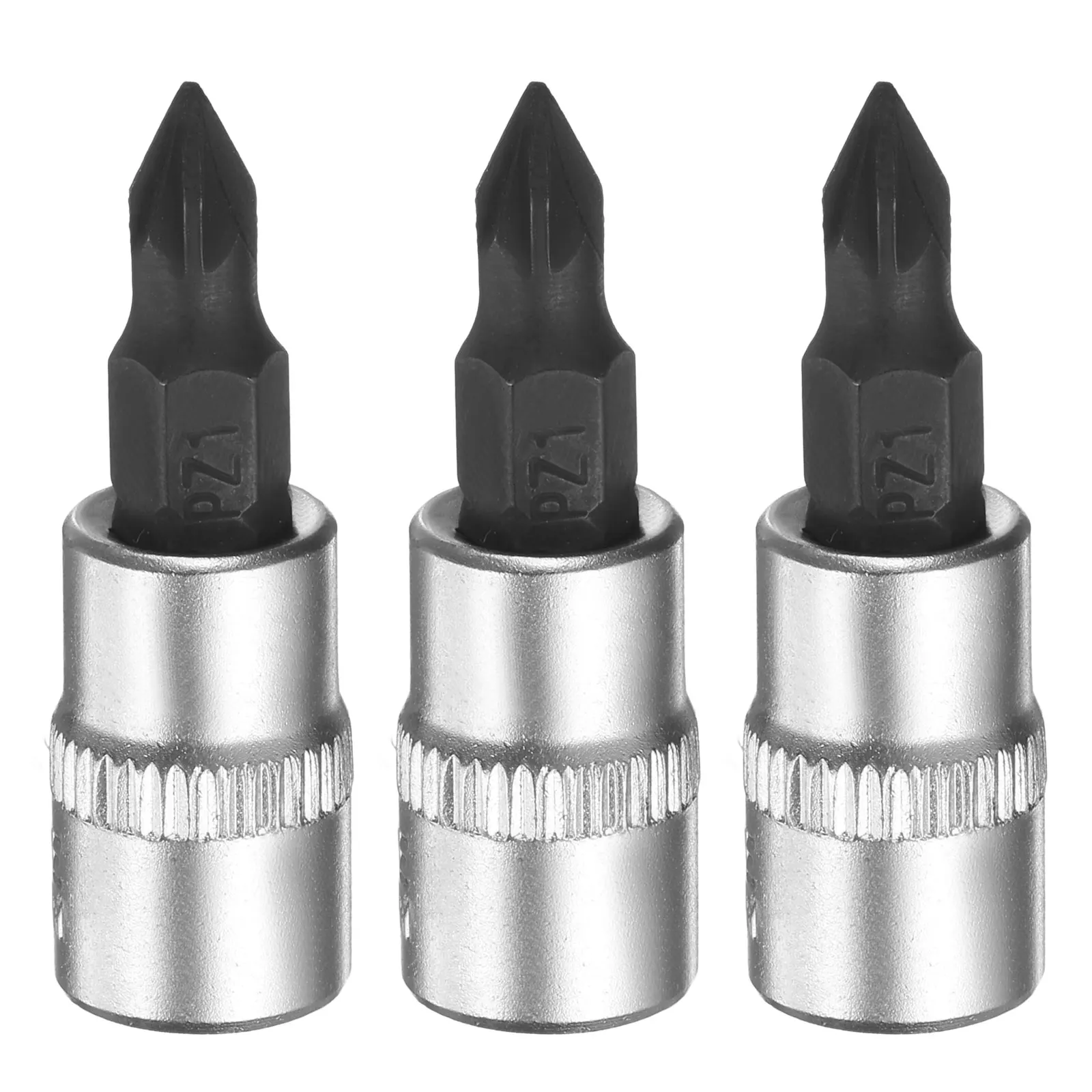 

3pcs PZ1 PZ2 PZ3 Bit Socket S2 Steel 1/4" Square Drive Extension Impact Bit Socket Wrench Adapter Hand Tools