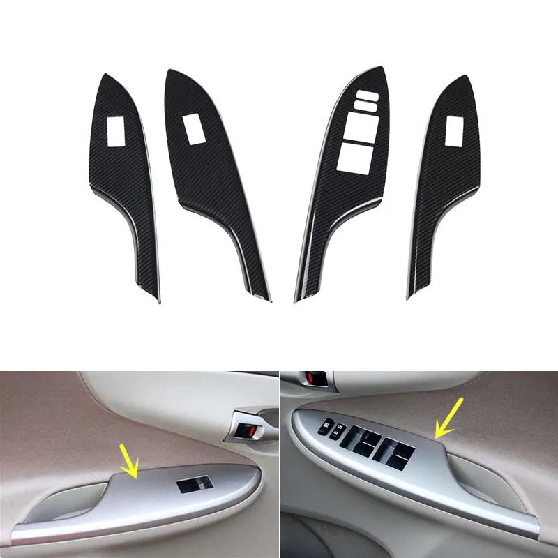 Car Interior Trim Strip For Toyota Corolla Altis 2007-2013 RHD Right Hand Drive Interior Trim Decorative Strip