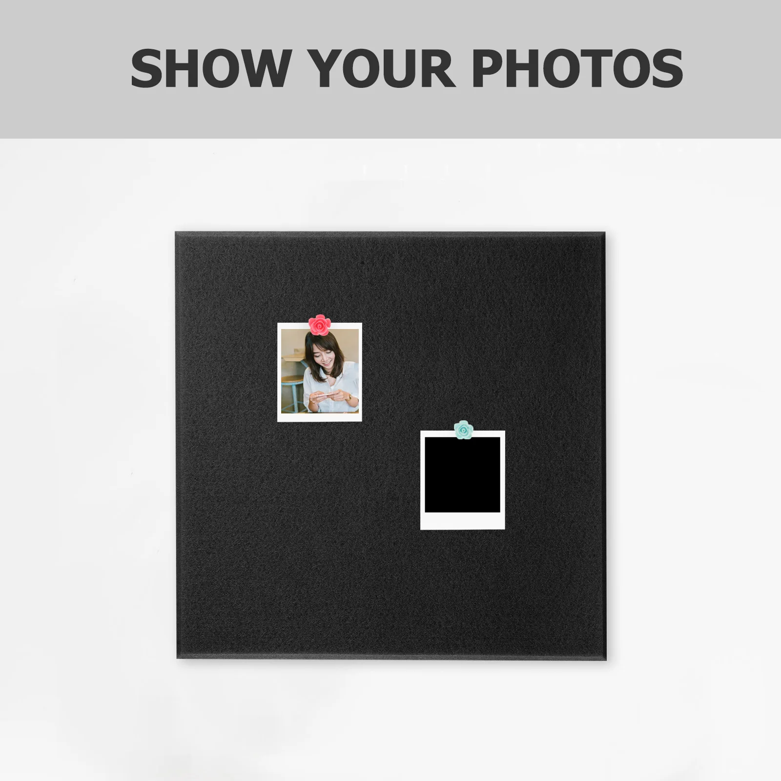 4 قطعة ورأى نشرة بلاط الحائط مربع الذاتي لاصق مذكرة مجلس ملصق سطح مسطح ديكور ورأى بلاط الحائط لوحة إبرية لغرف النوم #1