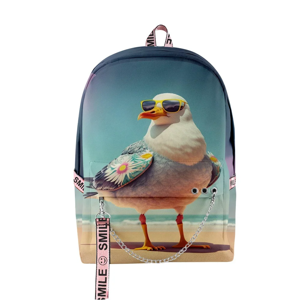 

Classic Popular Funny animal Student School Bags Unisex 3D Print Oxford Waterproof Notebook multifunction Travel Backpacks