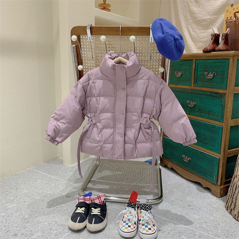 女の子のための綿のコートジャケット,厚くて暖かい,防風,子供とティーンエイジャーのための服,2023