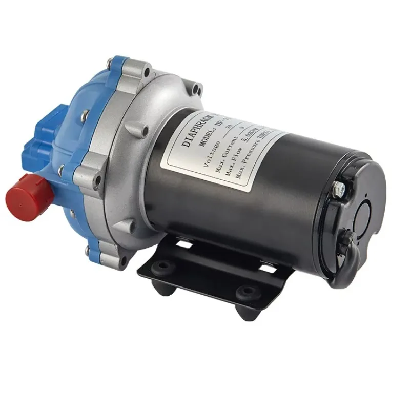 

DP-70 High Pressure Pump 70psi 19L/min Water Pump 12v / 24V Dc Mini Electric Diaphragm Pump for Car Washing RV RO Road Roller