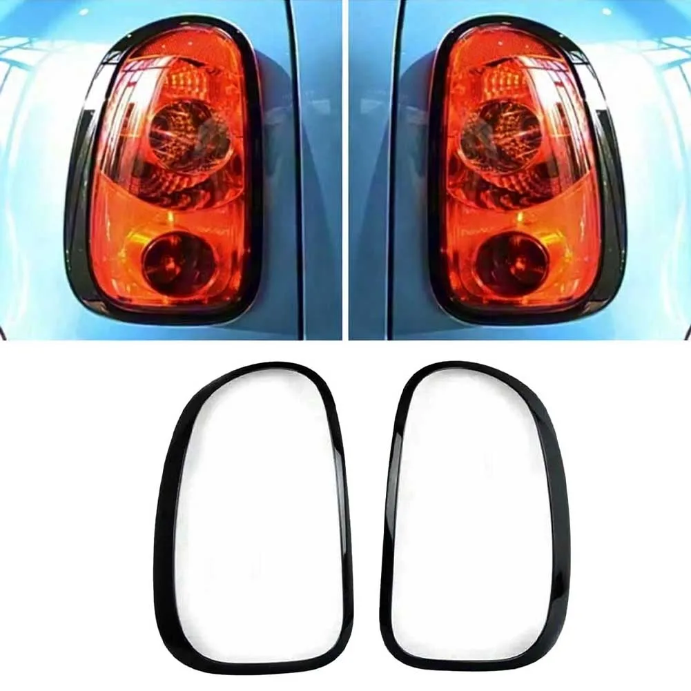 

For MINI R60 Car Headlight Bezel Trim 63129812631 63129812632 Gloss Black Tail Light Cover Clip Exterior Parts