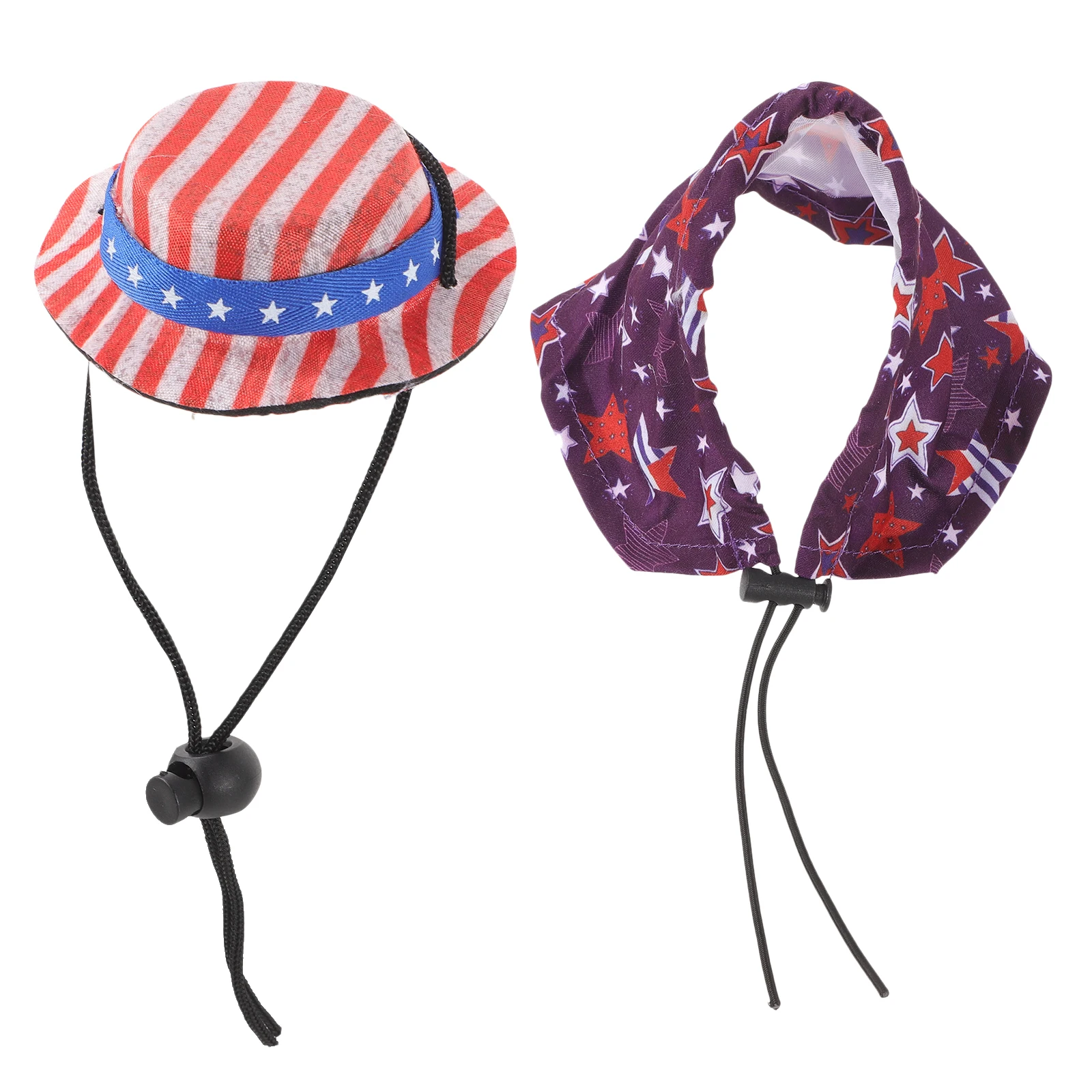 

1 set 1 Set National Day Guinea Pig Hat Small Pet Hamster Usa Lizard Cloak Hat Patriotic Pet Costume Accessories Chinchilla Mice