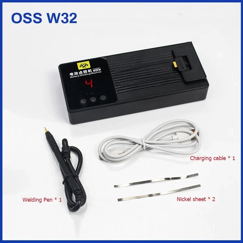 

Portable Handheld Lithium Spot Welder For iPhone Android Mobile Phones Battery BMS Flex Soldering Spot Machine Tool Kit, OSS W32