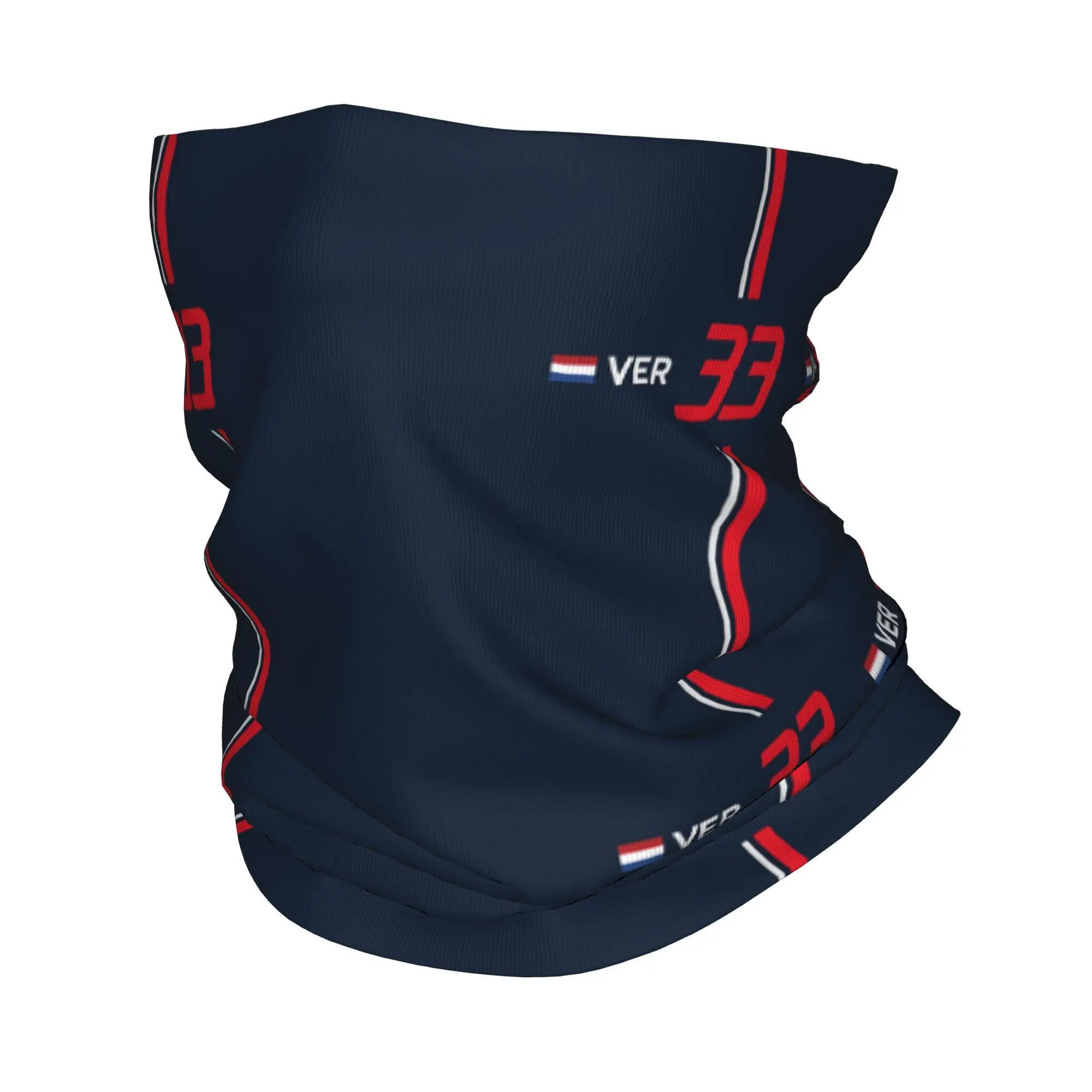 

Custom V-Verstappens Winter Headband Neck Warmer Men Women Ski Cycling Tube Scarf Number 33 Motocycle Logo Face Bandana Gaiter