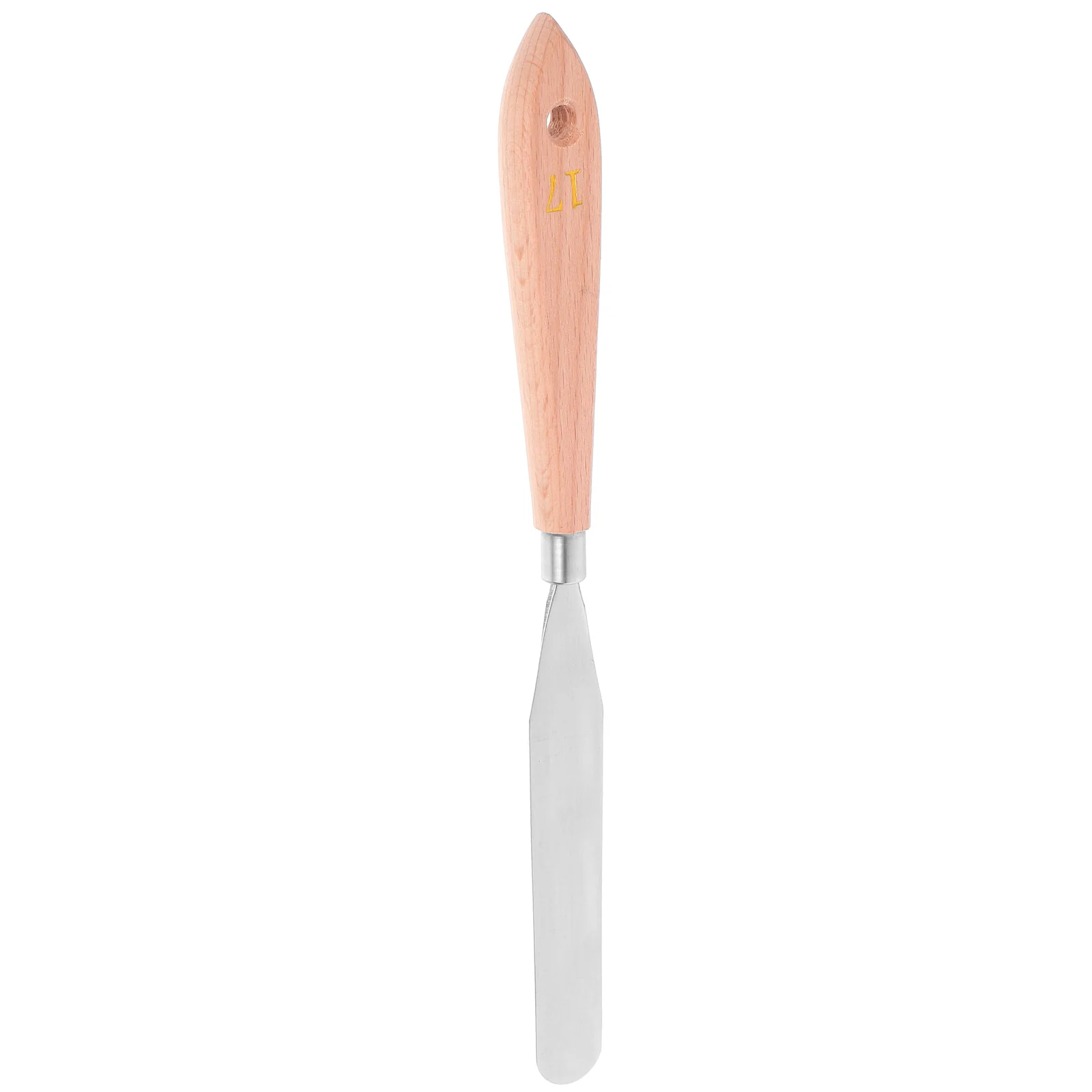 Painting Spatula Painting Mixing Scraper Wooden Handle (17#) spatula knife painting scraper spatula scrapers