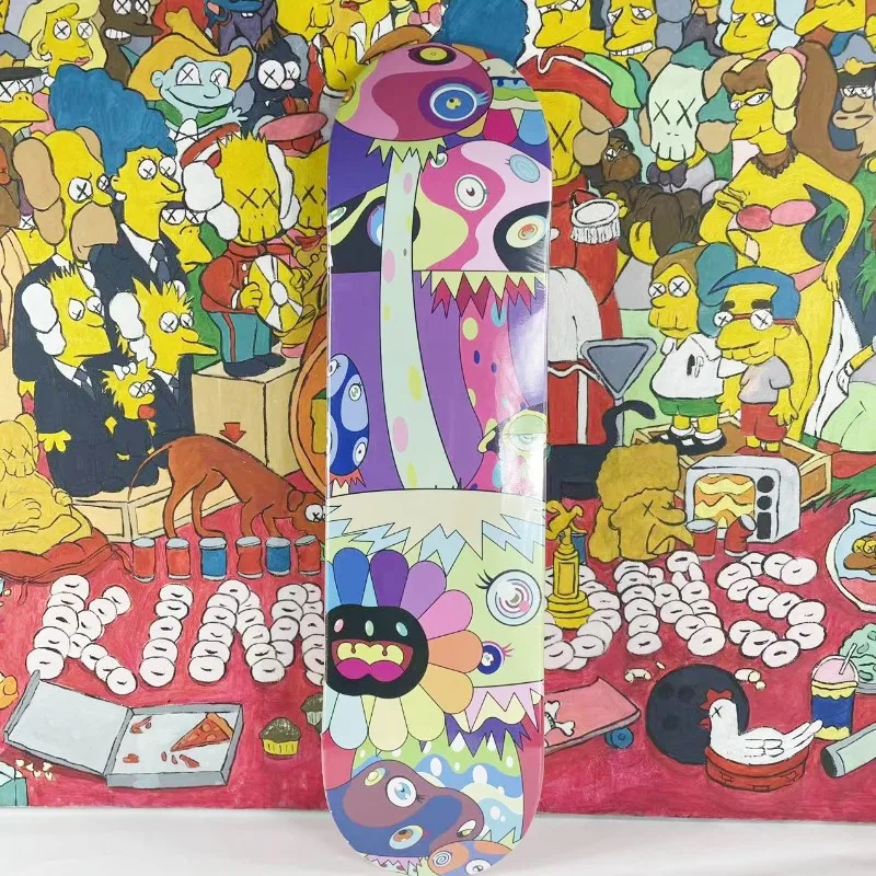 TM/KK Skateboard Deck Modern Art. Pendant Decoration More  Collect Art. Fashion Brand. International epidemic Japan Style